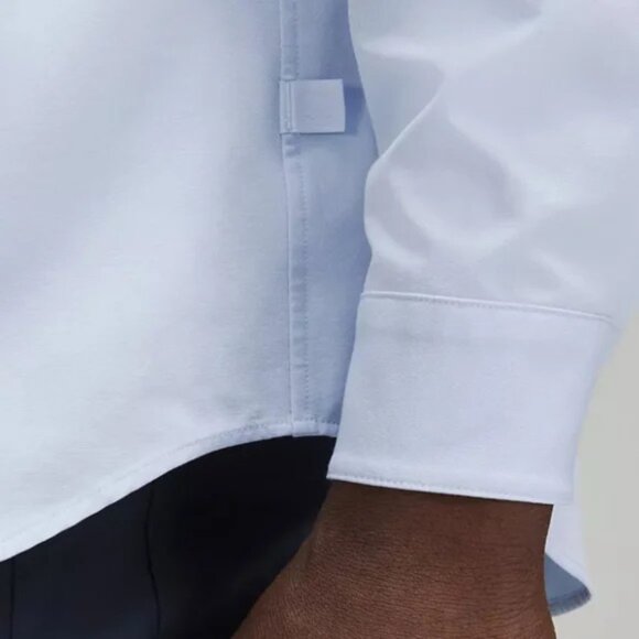 Lululemon Athletica Men's New Venture Classic-Fit M Long Sleeve Button-Up Shirt - Picture 3 of 11